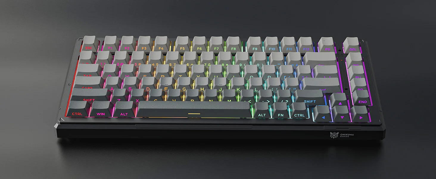 Бездротова ігрова клавіатура ONIKUMA G83 трирежимна механічна з RGB-підсвіткою Hot-Swap 8000 mAh